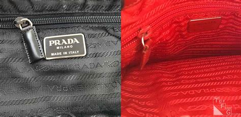 prada orjinal|Prada lining.